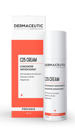 C25 CREAM, crème de jour anti-oxydante et anti-âge, riche en Vitamine C